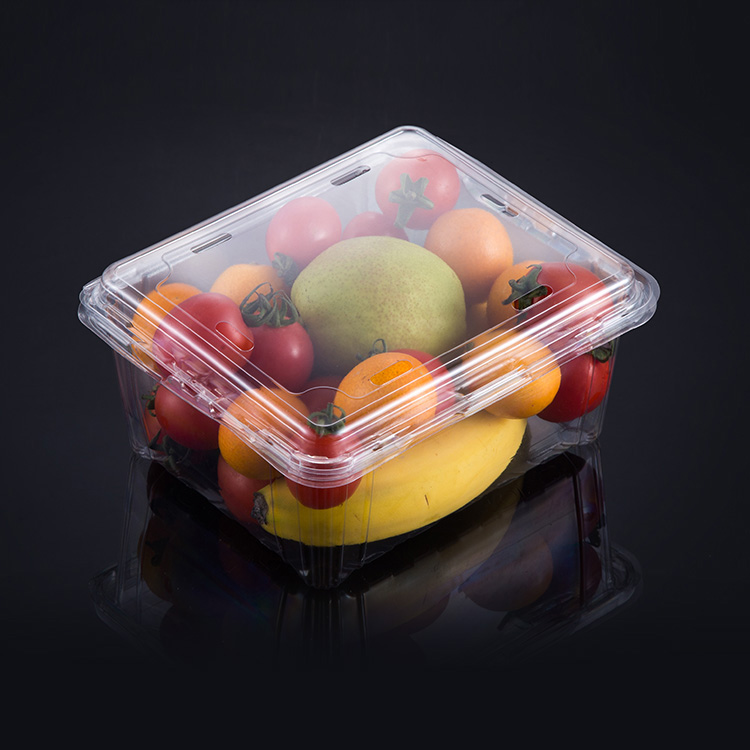 500g Strawberry fruit transparent packaging box